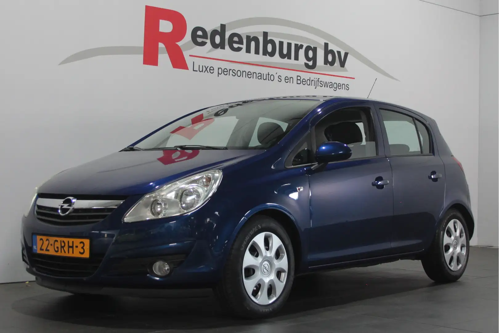 Opel Corsa 1.4-16V Enjoy - Airco / Cruise / Radio cd Blauw - 1