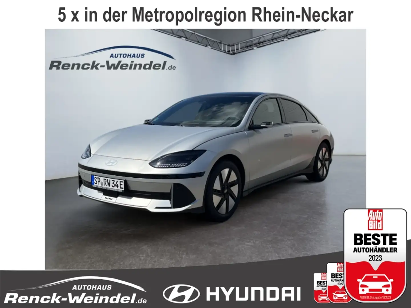 Hyundai IONIQ 6 UNIQ 77.4 kWh Allrad HUD Navi Leder Memory Sitze S Złoty - 1
