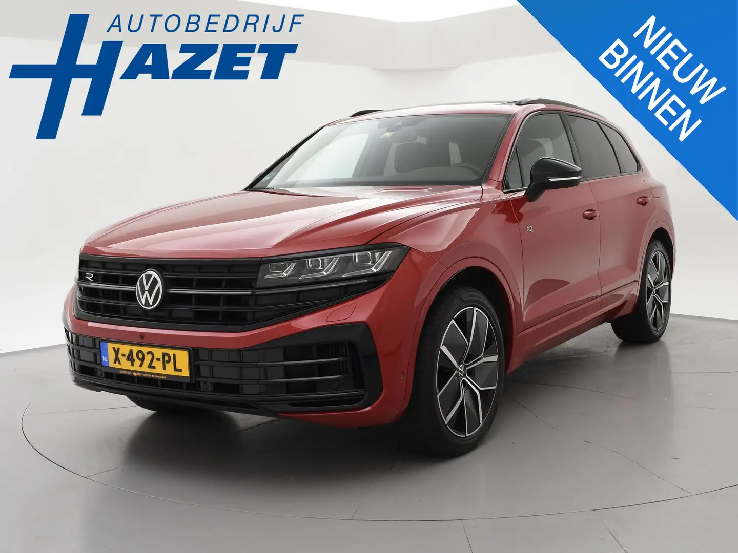 Volkswagen Touareg R 3.0 TSi V6 eHybrid 4MOTION R 462 PK *CHILI RED* Rood - 1