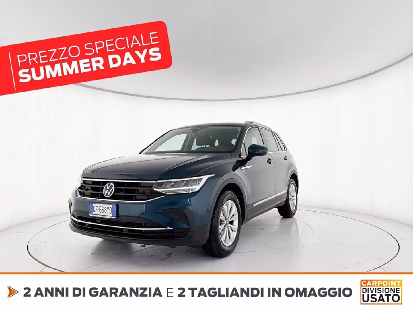 Volkswagen Tiguan 2.0 tdi life 122cv Bleu - 1