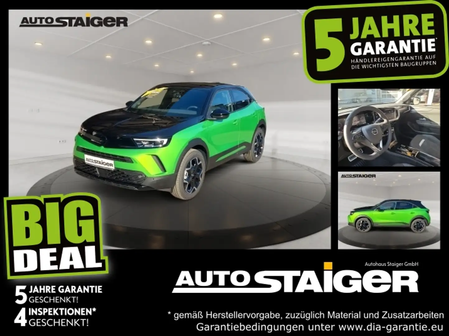 Opel Mokka 1.2 Turbo Automatik*Parksens*Winterpaket Grün - 1