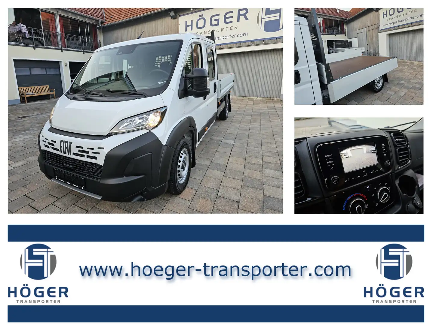 Fiat Ducato MAXI 140 Serie10-9.2 2025 L4 DOKA 2,9 M. Weiß - 1
