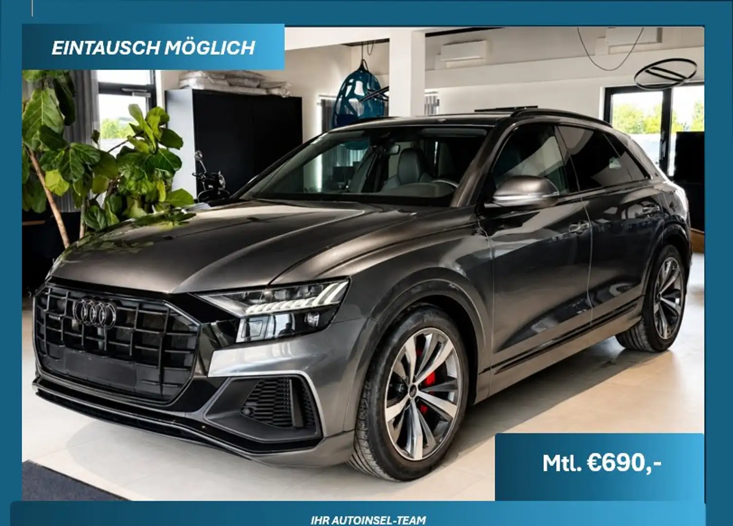 Audi Q8 55 TFSI e quattro S-Line² Grau - 1