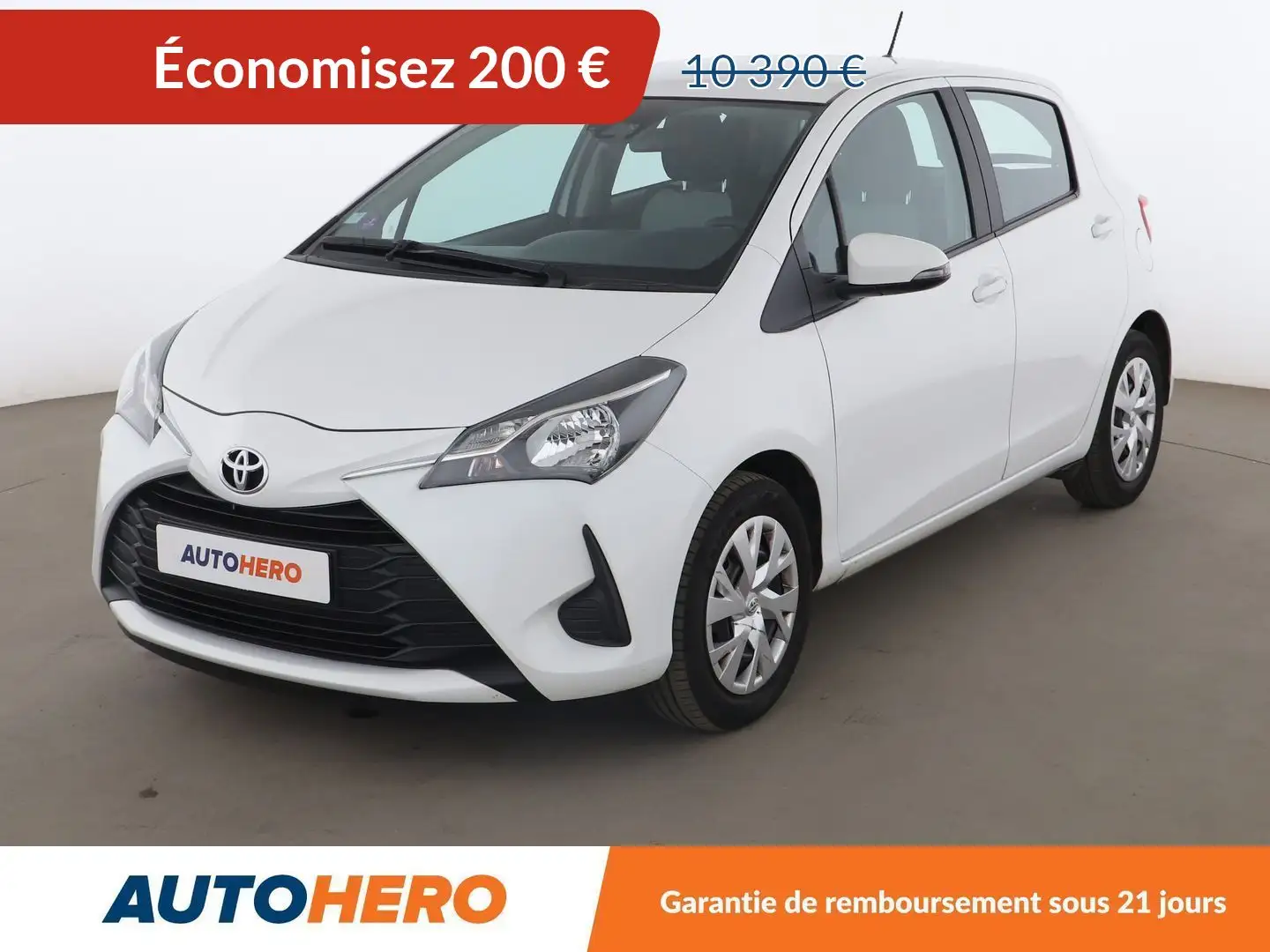 Toyota Yaris 1.0 VVT-i France Wit - 1