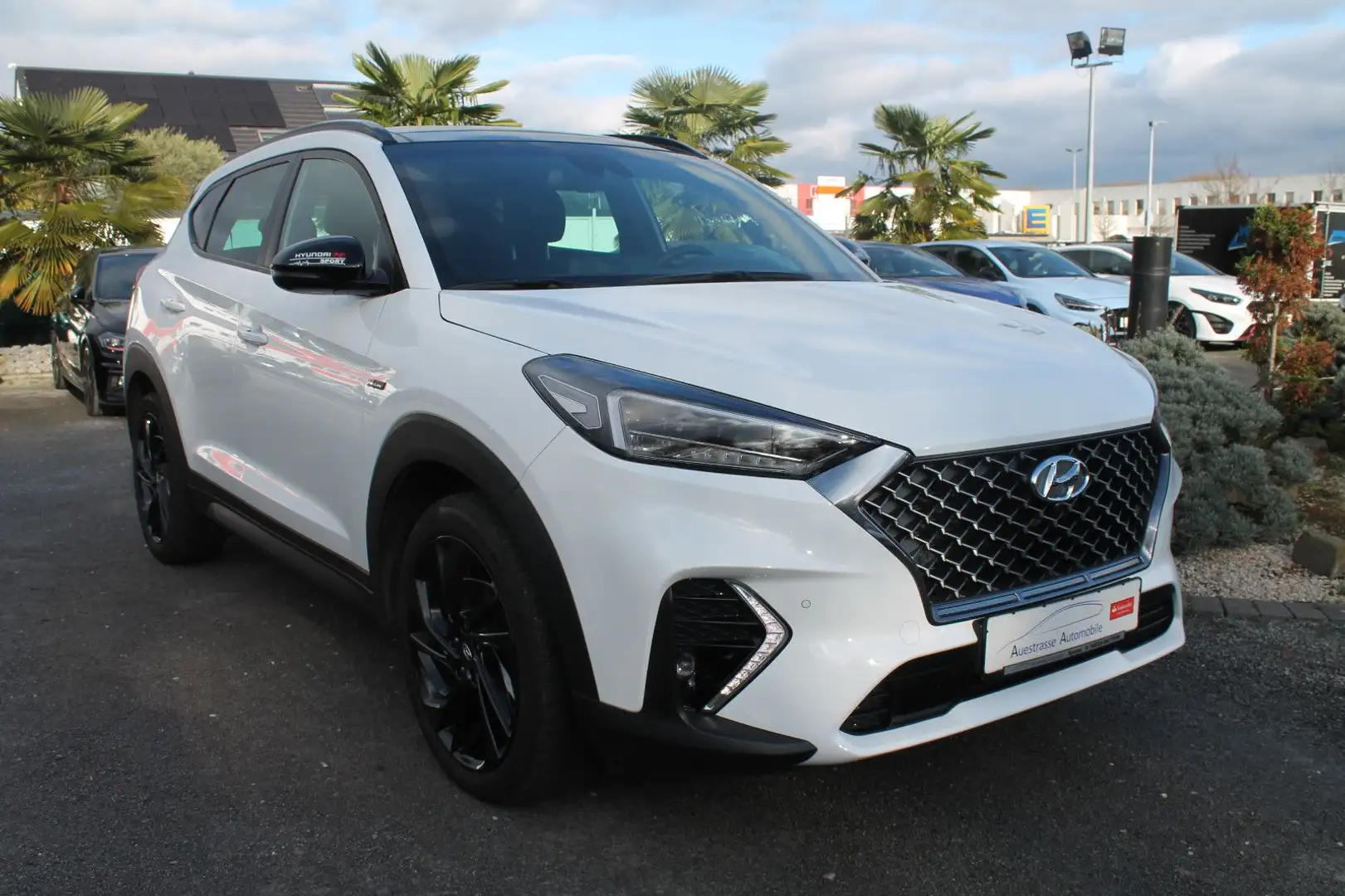 Hyundai TUCSON N Line DCT, LED, AHK, Navi, 360° Kamera Blanc - 1