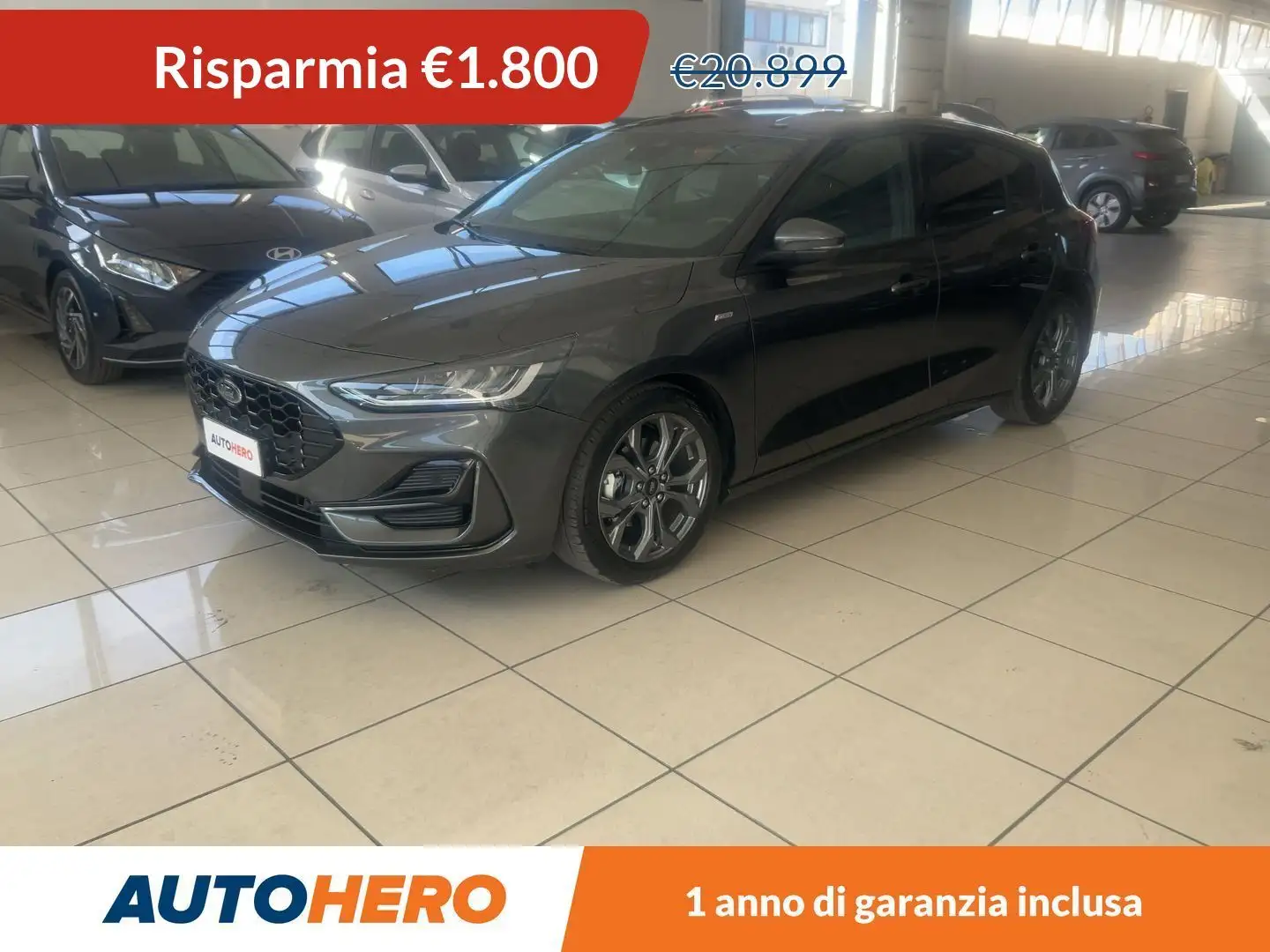 Ford Focus 1.5 EcoBlue TDCi ST-Line Style 120 CV Grigio - 1