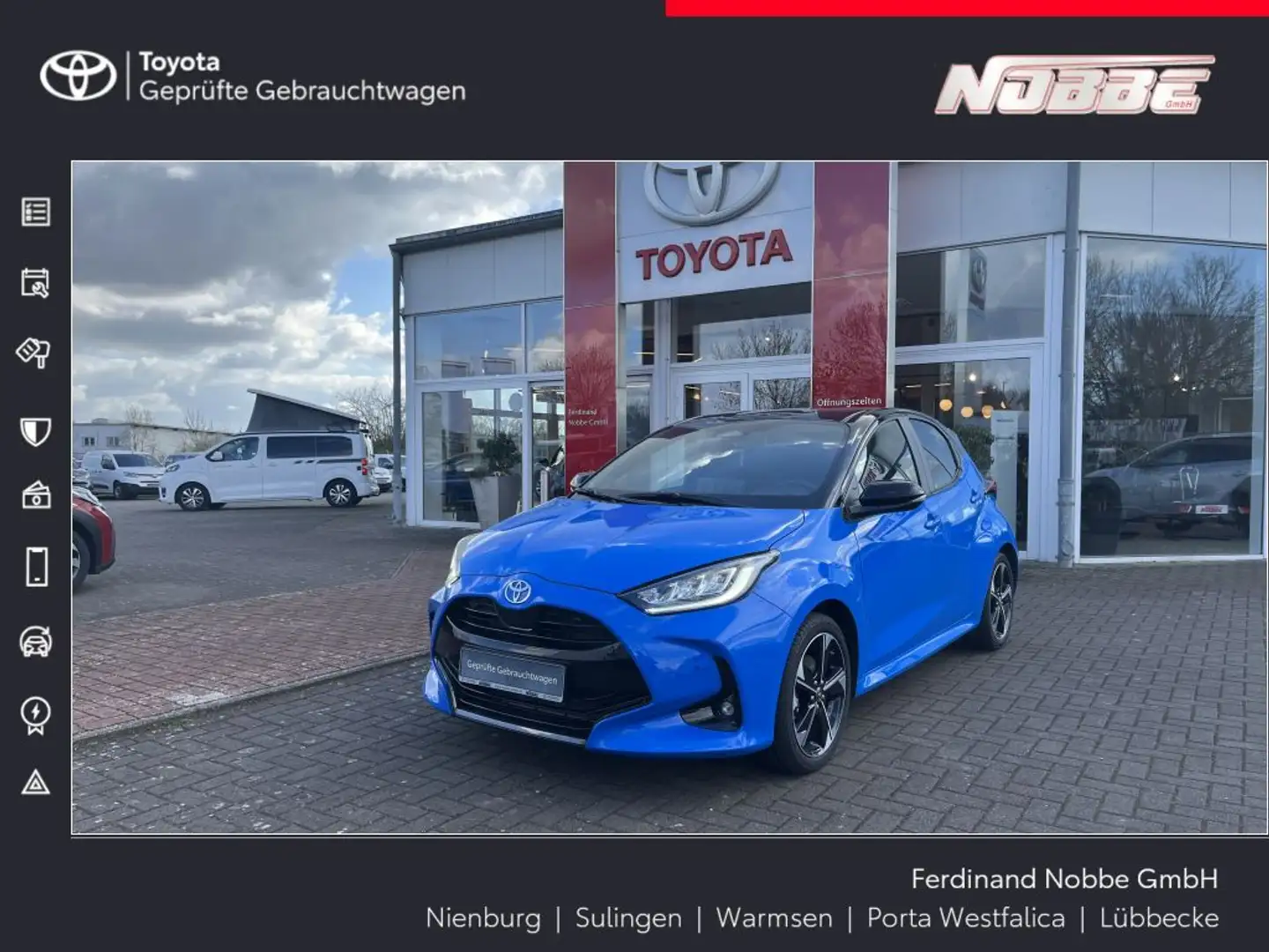 Toyota Yaris Hybrid 130 1.5 VVT-i Premiere Edition Blau - 1