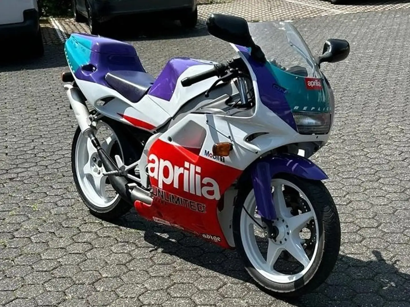 Aprilia AF 1 Loris Reggiani Replica Blanc - 1