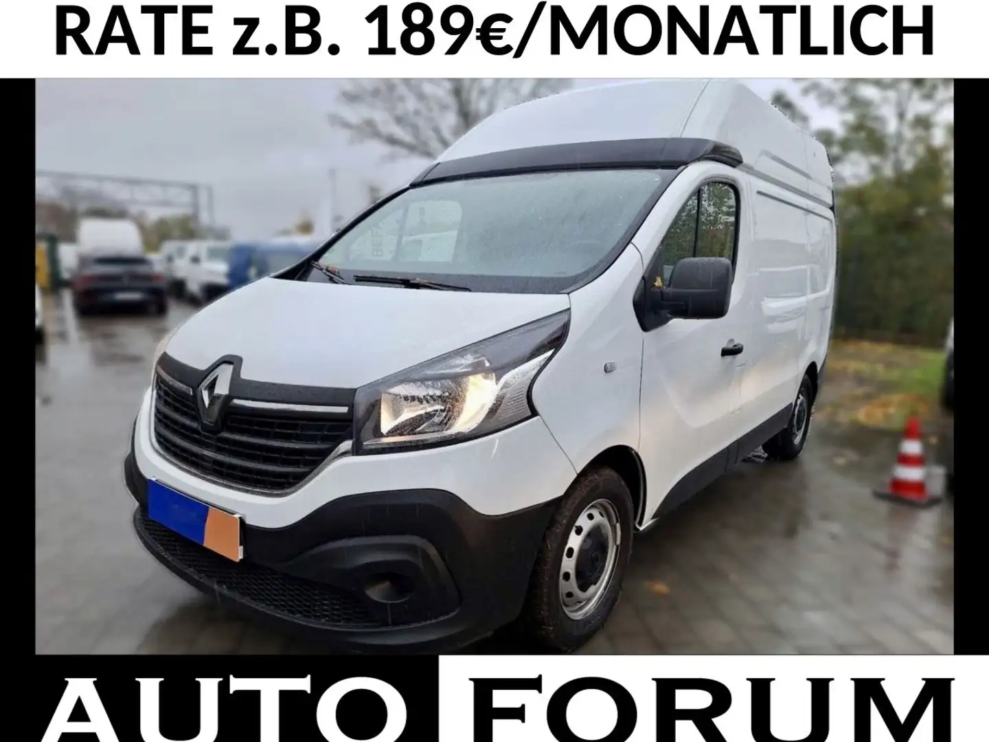Renault Trafic 2.0 dCi L1H2 HOCH 3,0t KLIMA PDC 3SITZER Weiß - 1