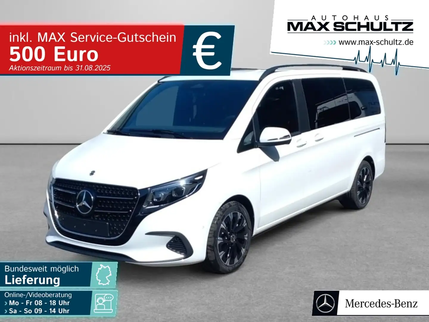 Mercedes-Benz V 250 d Style lang AHK*LED*Navi*PDC*Kamera Alb - 1