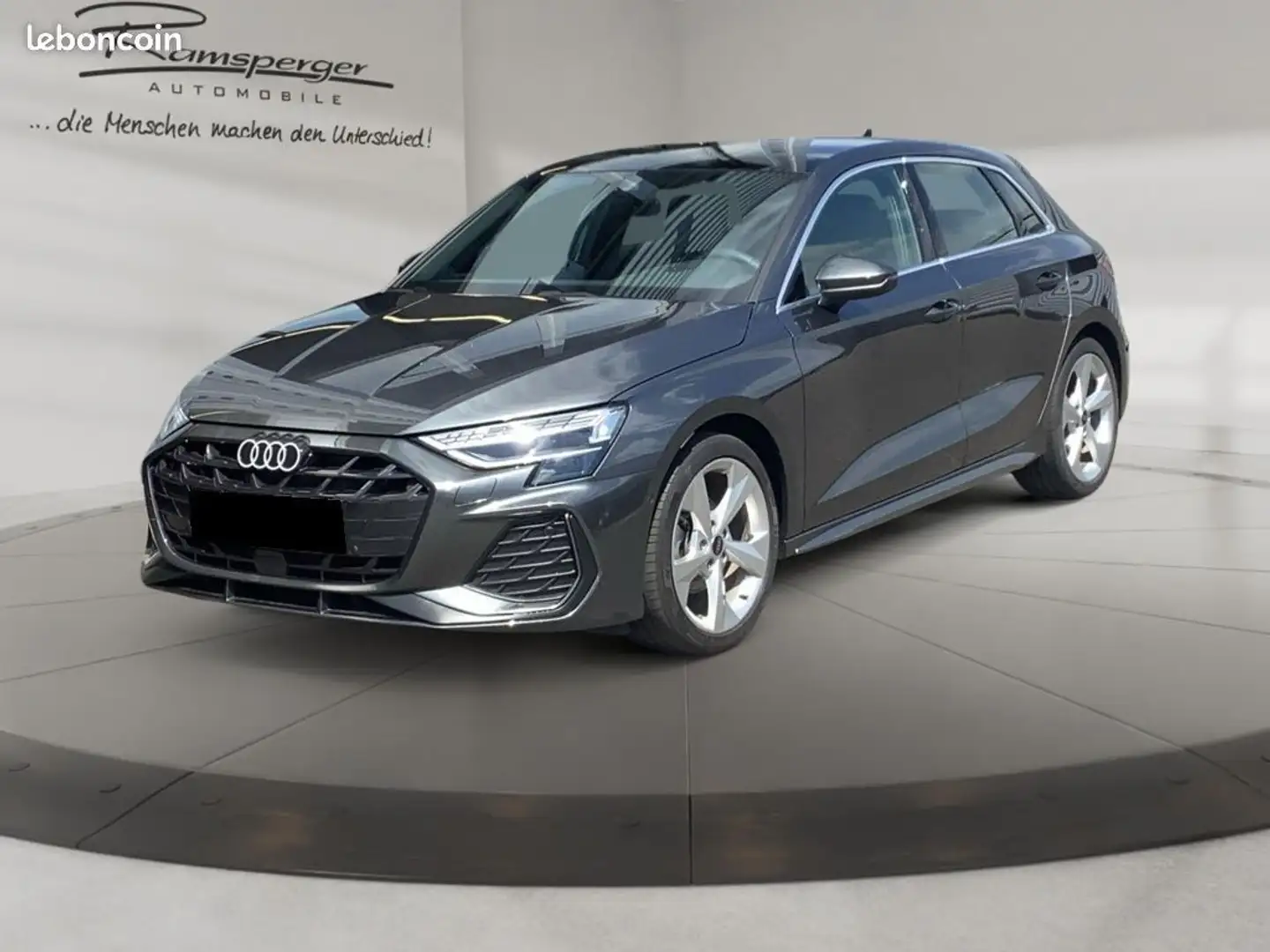 Audi A3 35 TDI Stronic S line 150CH GPS-LED-CAMERA-VIRTUAL COCKPIT-TOIT OUVRANT PANORAMIQUE Gris - 1
