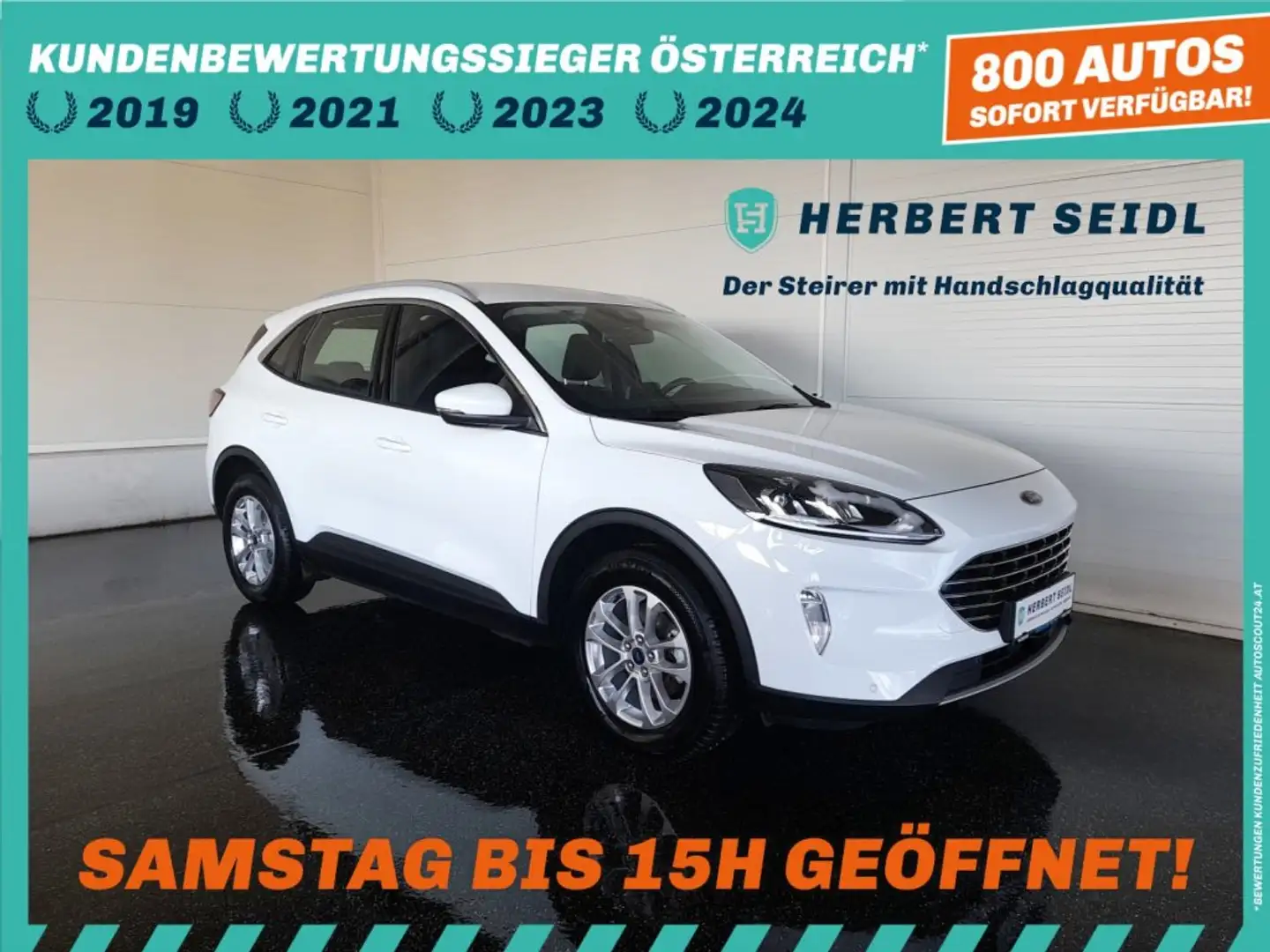 Ford Kuga TITATIUM 2,5 Duratec PHEV Aut Weiß - 1