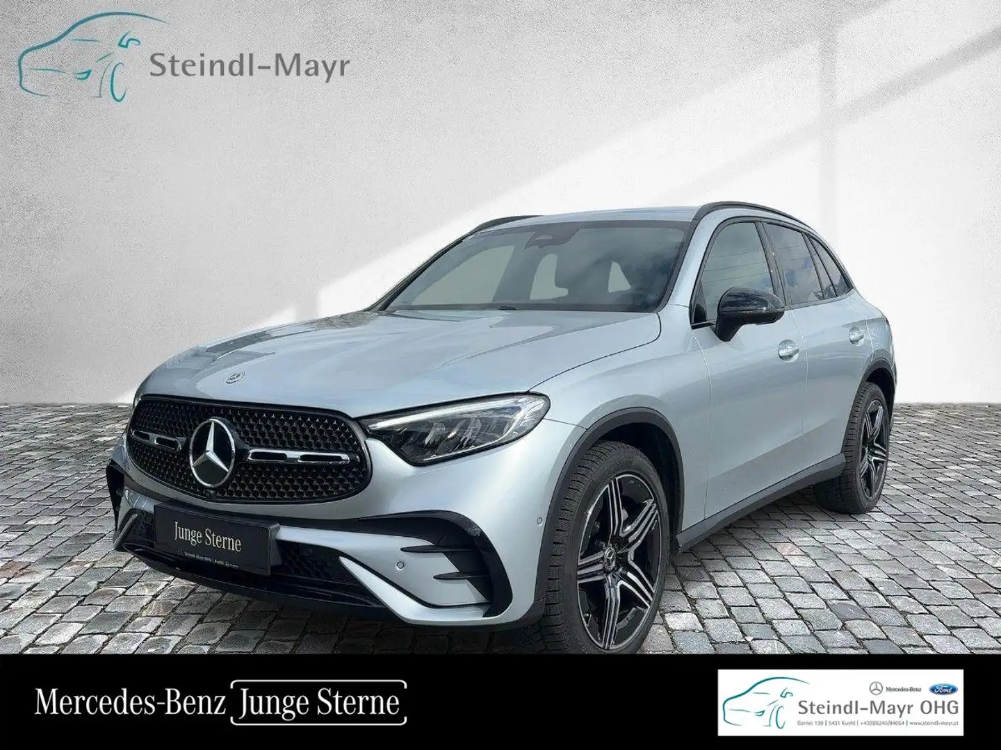 Mercedes-Benz GLC 220 d 4MATIC AMG Line KeyGo PTS Shz LED Navi Silber - 1
