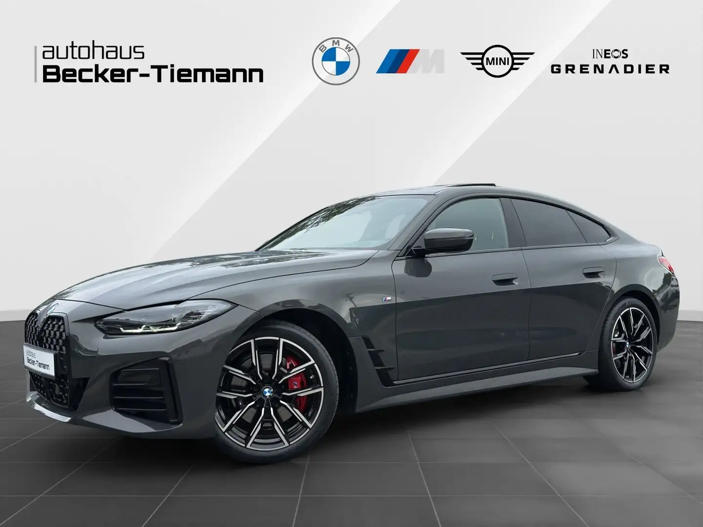 BMW 420 i Gran Coupé*M SPORT*H&K SOUND*HUD*ACC*GLASDACH* Gris - 1