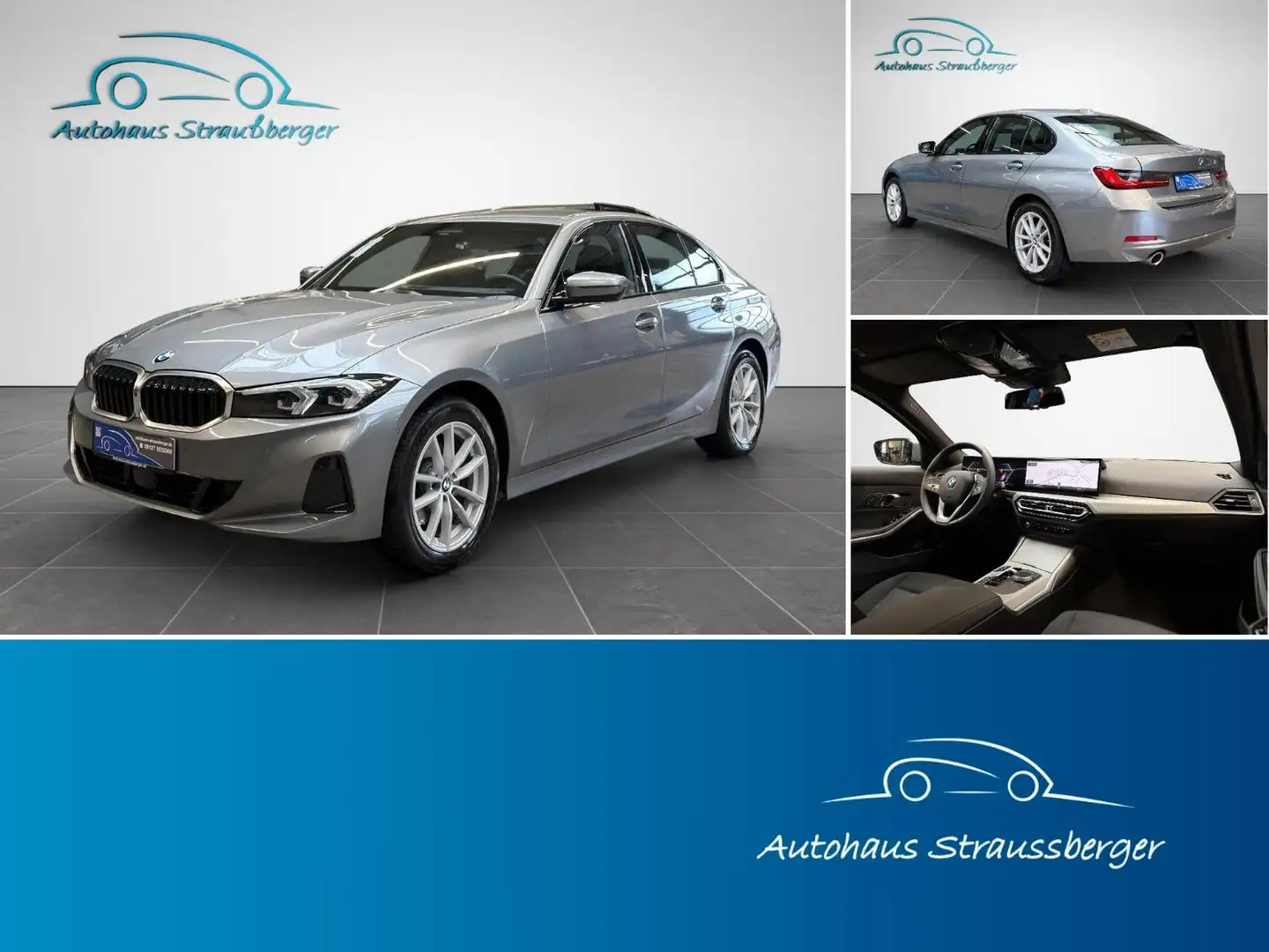 BMW 320 d Lim. xDrive ACC 360° SHZ HiFi HuD 3ZK Grau - 1