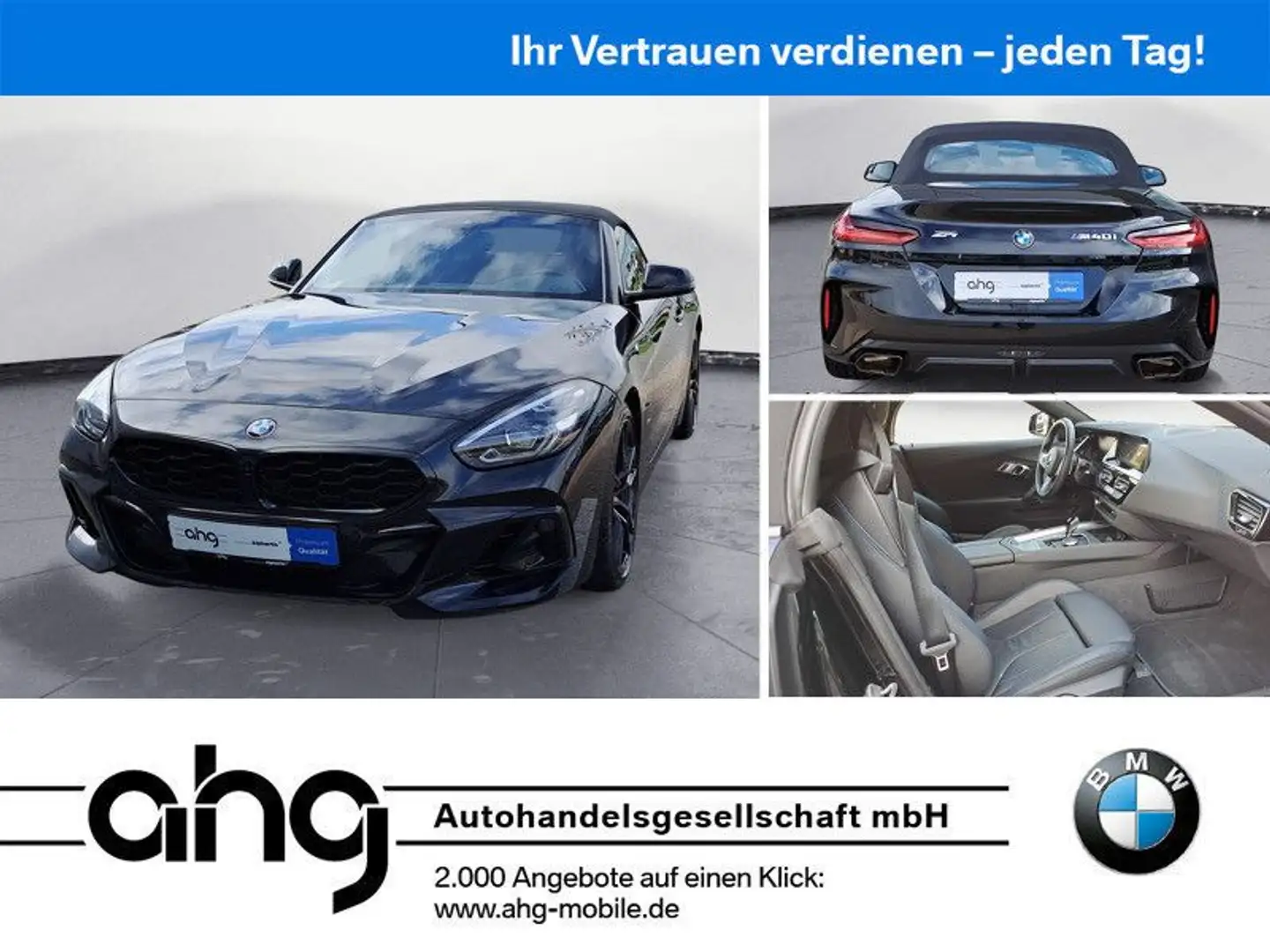 BMW Sonstige Z4 M40i Cabrio Navi Lenkradheizung Hifi Schwarz - 1