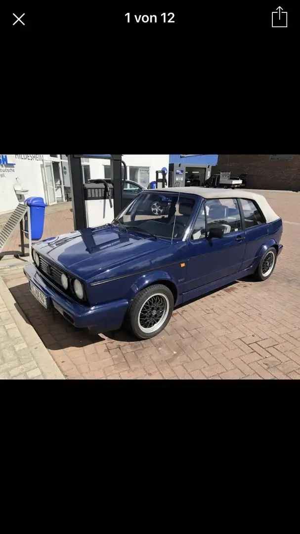 Volkswagen Golf Cabriolet Cabrio Blauw - 2