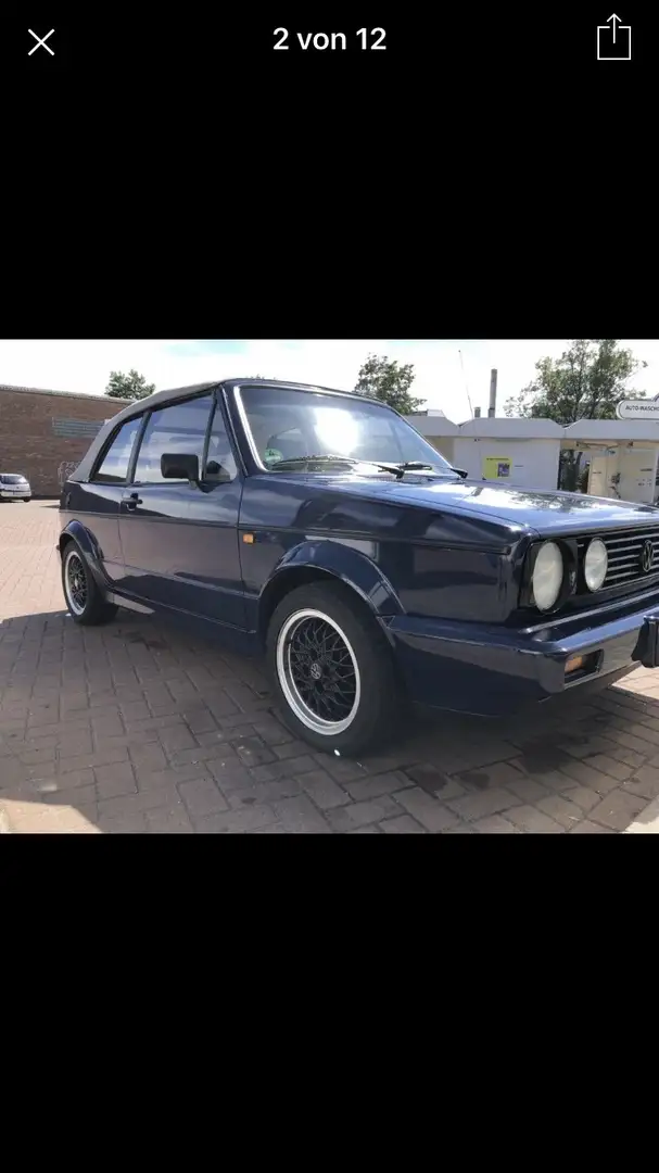 Volkswagen Golf Cabriolet Cabrio Синій - 1