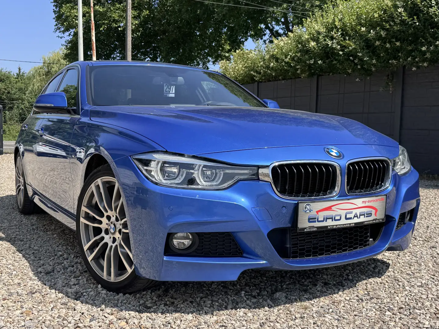 BMW 318 d FULL PACK M/ALCANTARA/XENON/LED/CRUISE/NAVI Bleu - 2