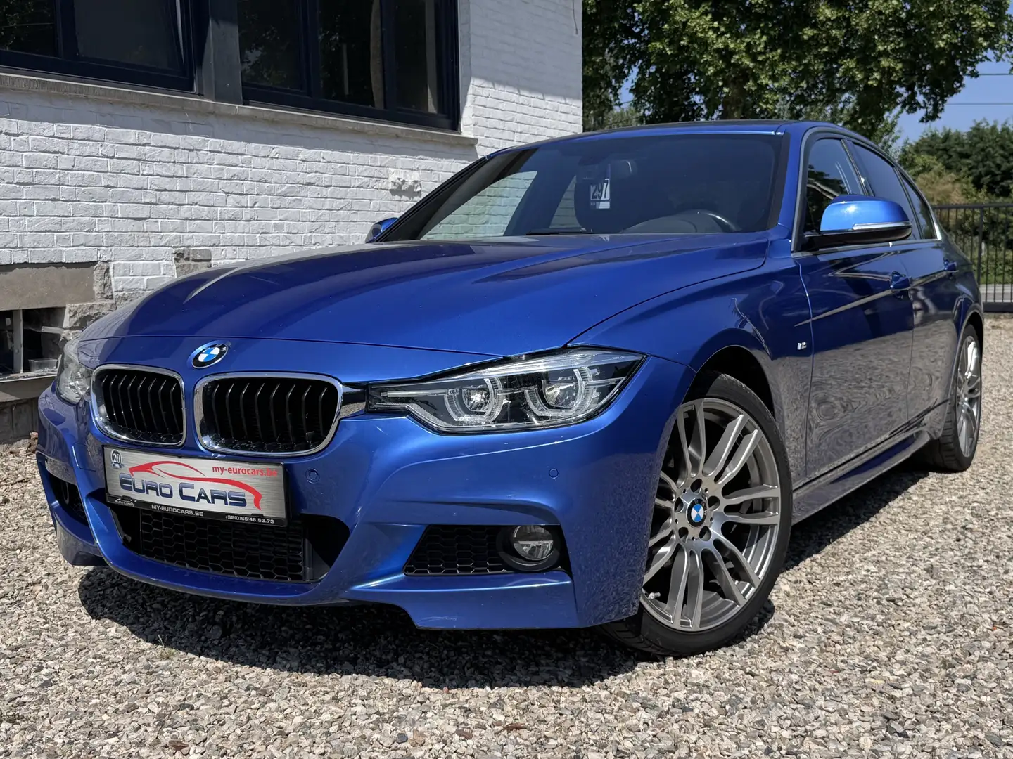 BMW 318 d FULL PACK M/ALCANTARA/XENON/LED/CRUISE/NAVI Bleu - 1