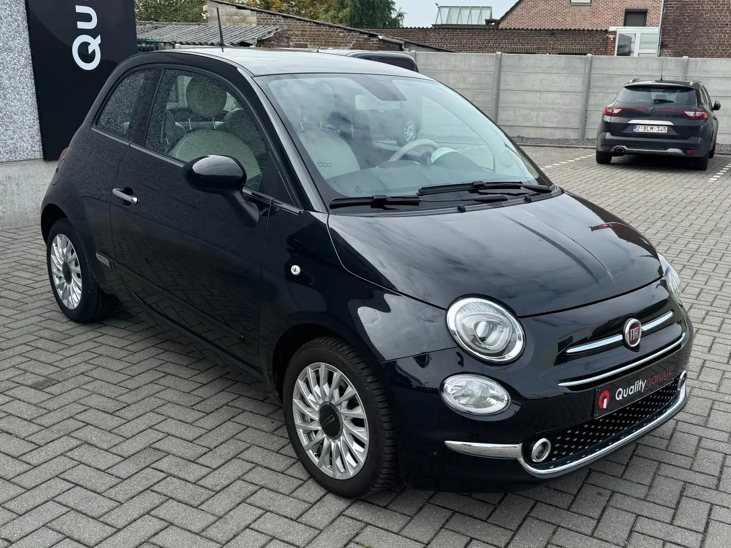 Fiat 500 1.2 Nero Vesuvio/Airco/Uconnect/PDC/Alu Noir - 1