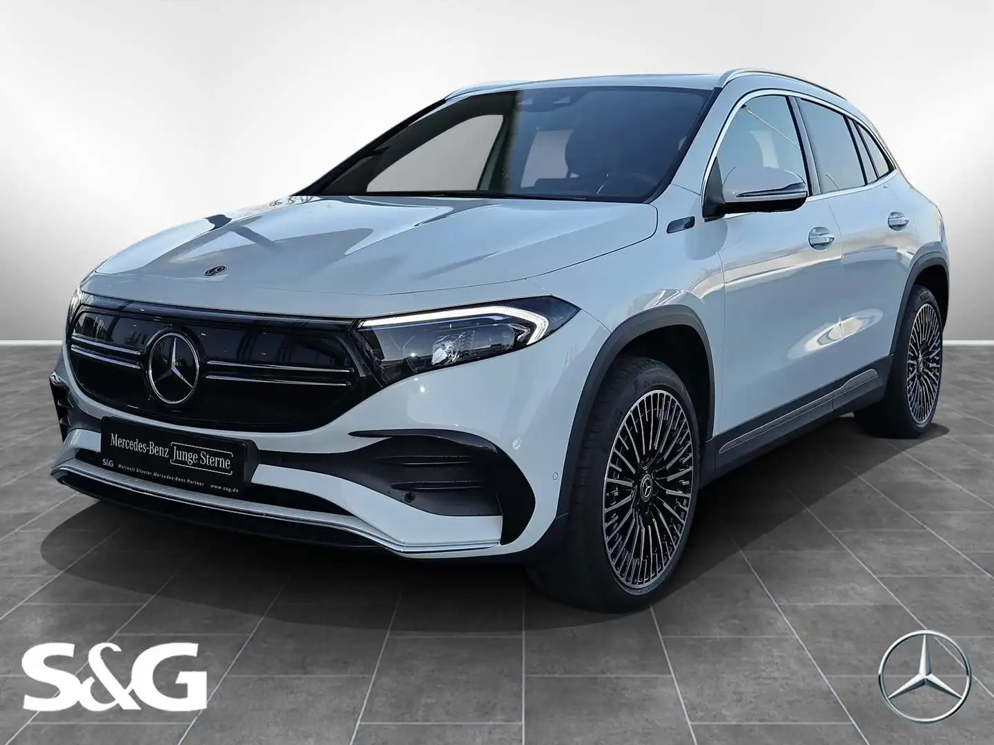 Mercedes-Benz EQA 300 4MA AMG DISTRONIC+HEDAUP+CARPLAY+LED+20" Blanc - 1