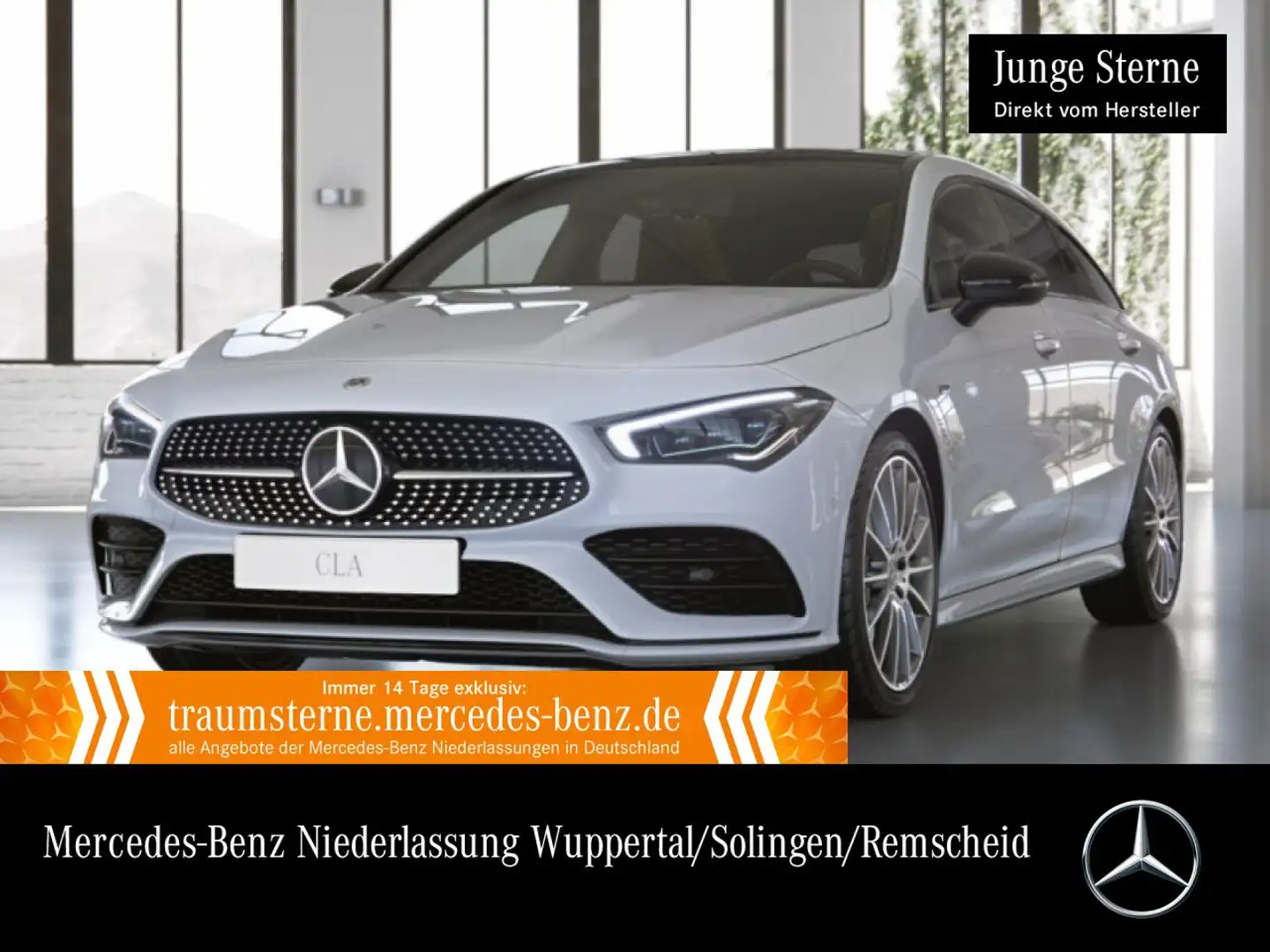 Mercedes-Benz CLA 250 e AMG+NIGHT+PANO+AHK+MULTIBEAM+BURMESTER Weiß - 1