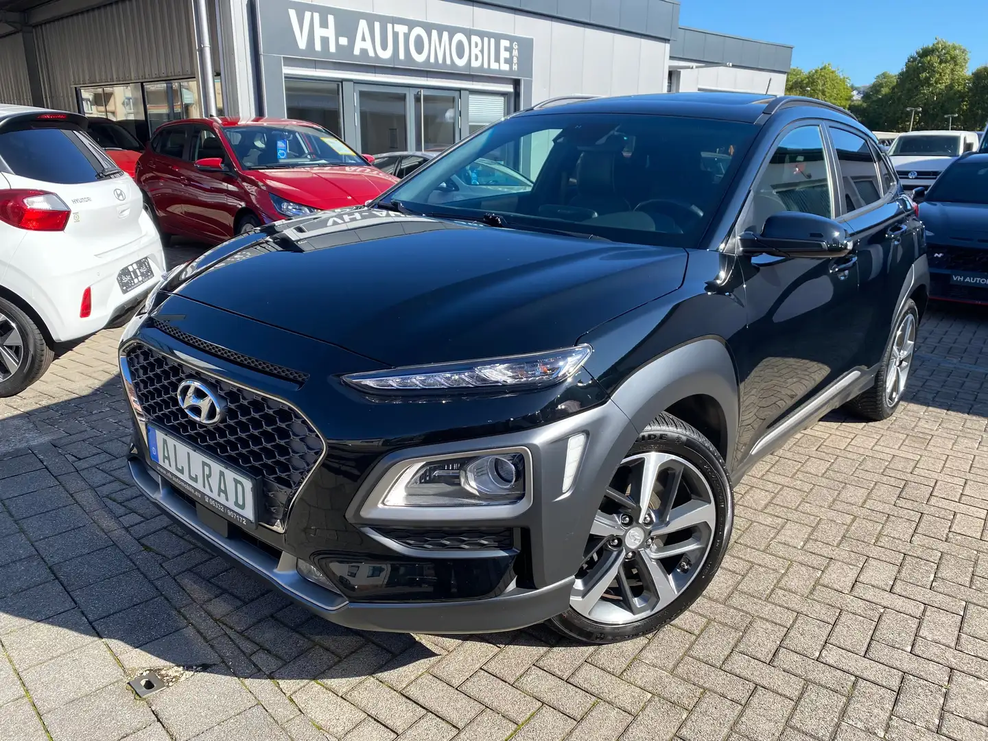 Hyundai KONA 4WD&DCT+18"ALU+NAVI/R.KAMERA+Schiebedach+Teilleder Noir - 2