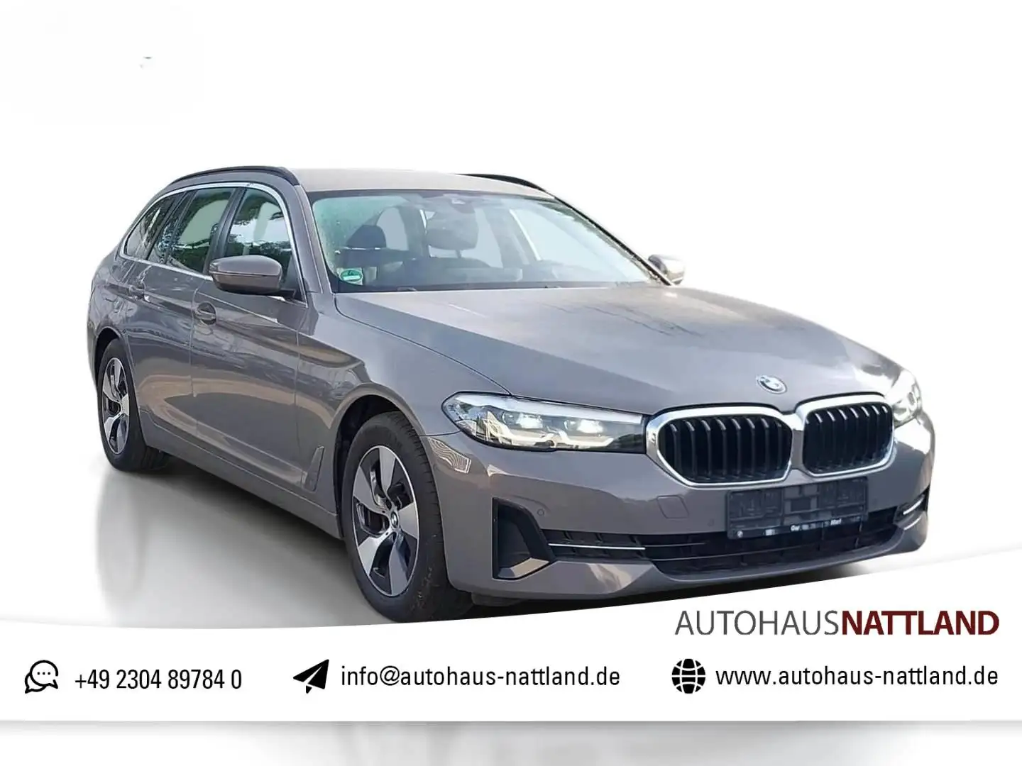 BMW 520 d Touring RFK Navi LED Leder DAB 1.Hd. Grau - 1