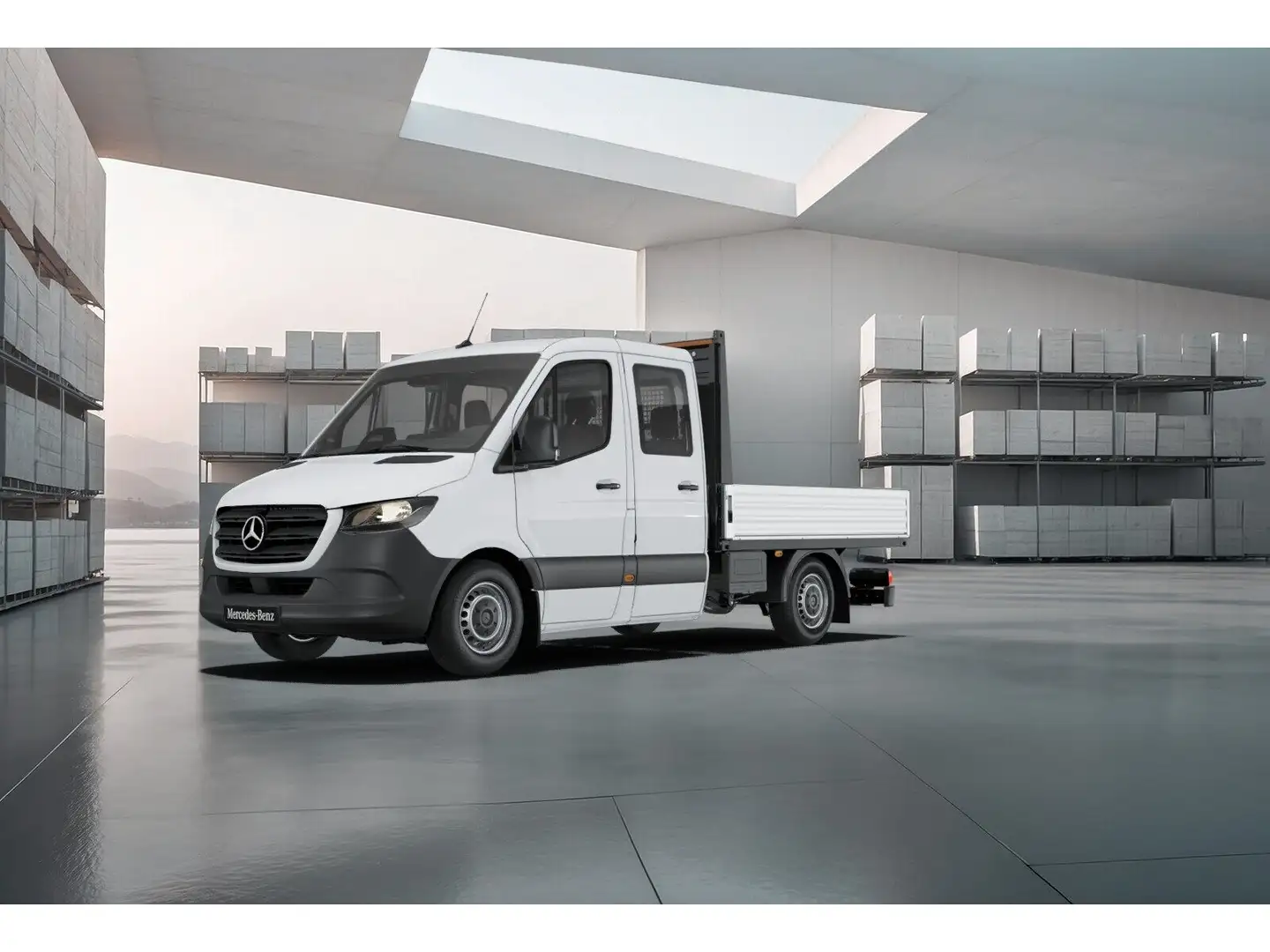 Mercedes-Benz Sprinter 317 CDI Pritsche PRO Standard Cam SHZ Weiß - 2