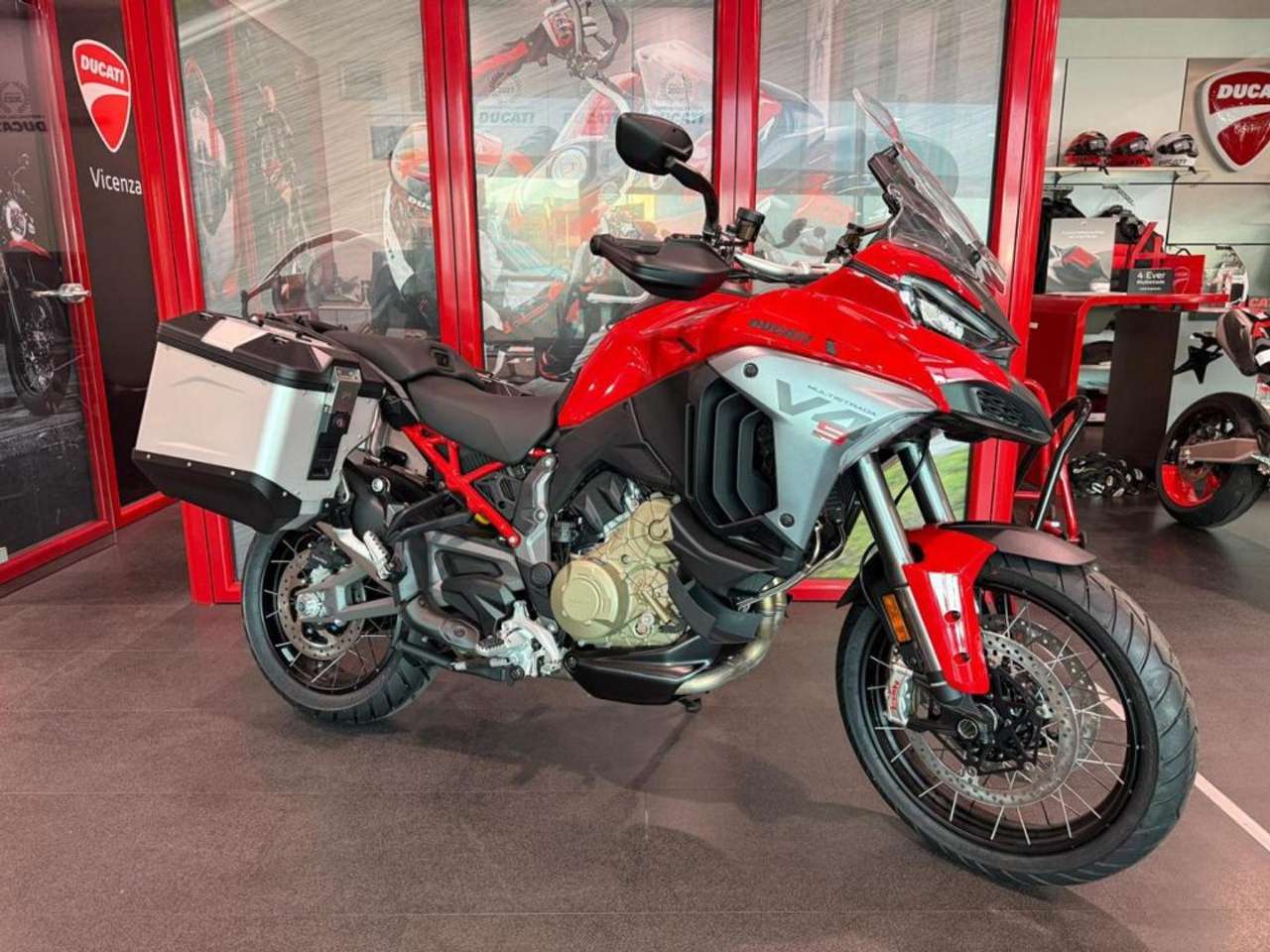 Ducati Multistrada V4 S ADVENTURE RED SPOKED WHEELS MY2026