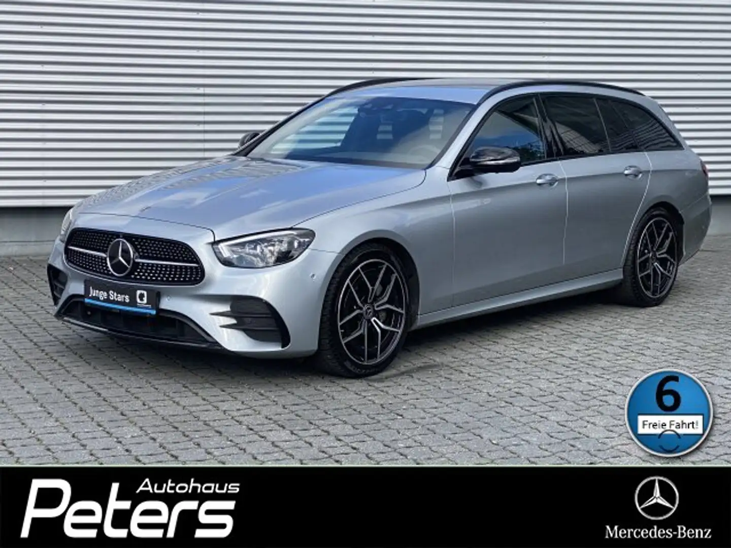 Mercedes-Benz E 220 E 220 d T-Modell AMG Night/Distronic/AHK/360/LED Argent - 1