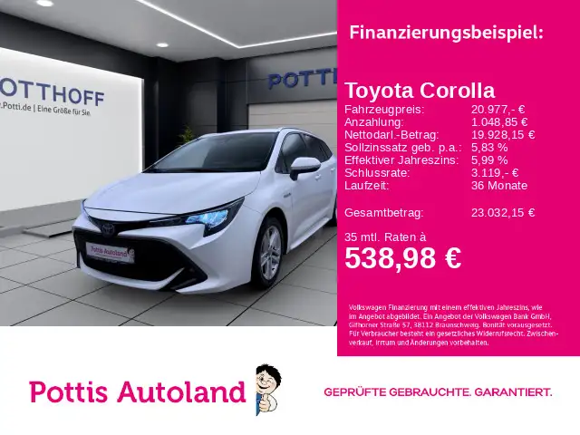 Toyota Corolla Touring Sports 2.0 hybrid BUSINESS EDITI