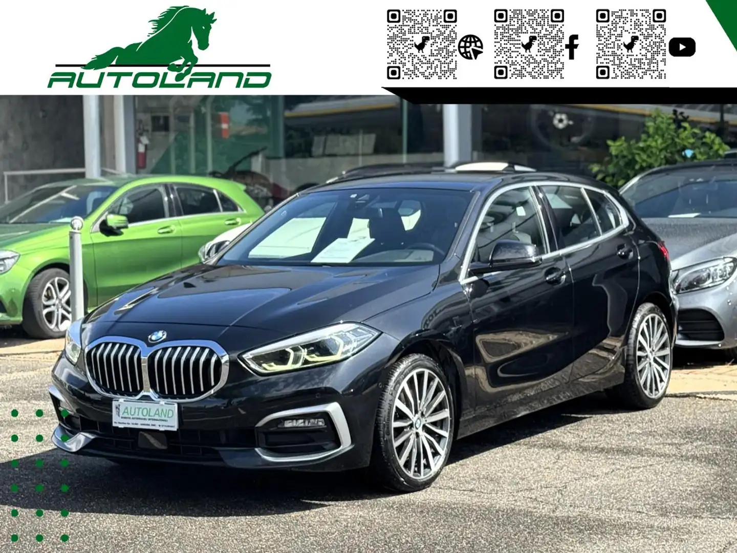 BMW 118 d 5p. Luxury150 CV Cerchio18"Pack Manutenzioni Nero - 1