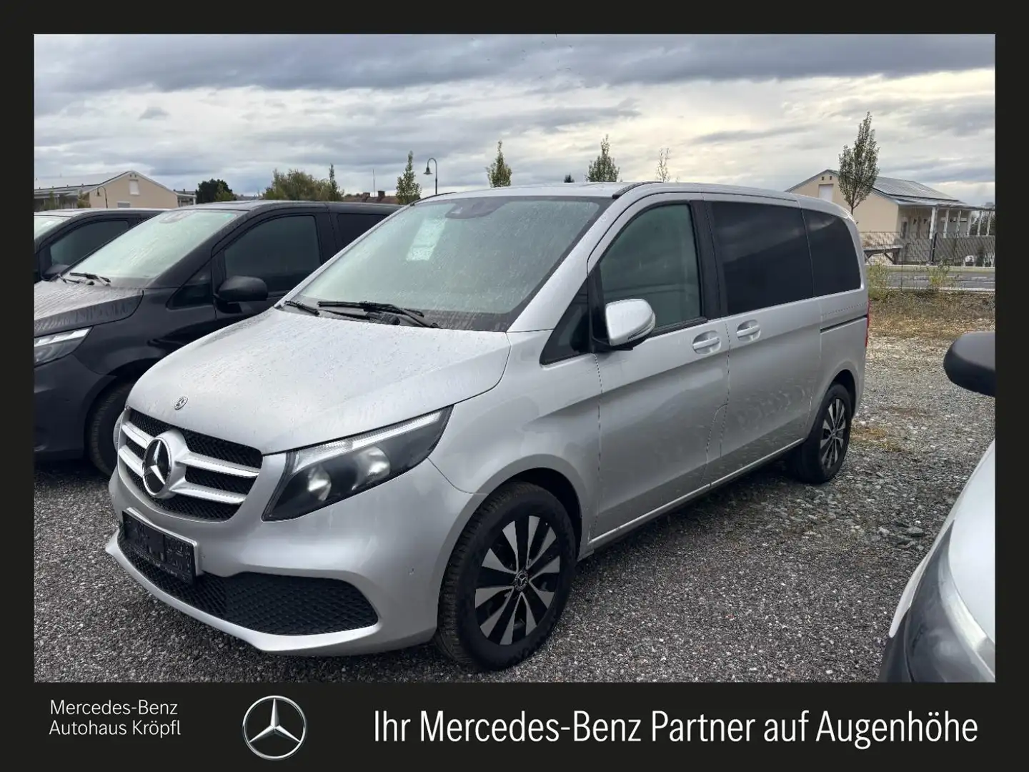 Mercedes-Benz V 250 d 4MATIC Kompakt FAP Distr Navi RKam PTS Silber - 1