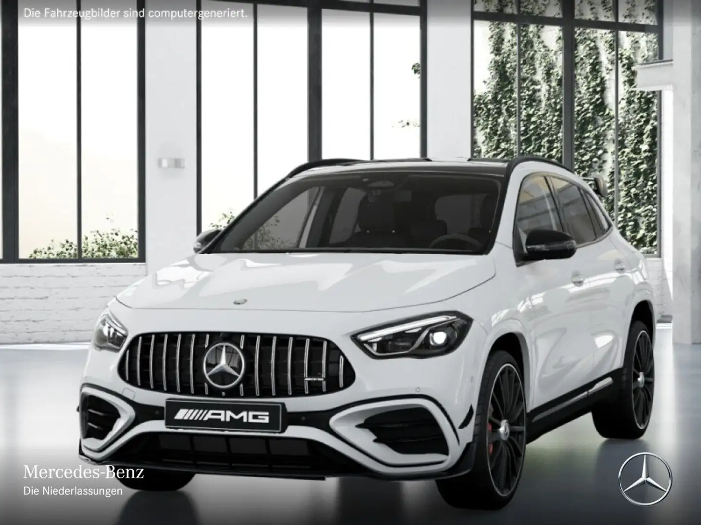 Mercedes-Benz GLA 35 AMG GLA 35 4M AMG+PANO+360°+MULTIBEAM+BURMESTER+TOTW Weiß - 2