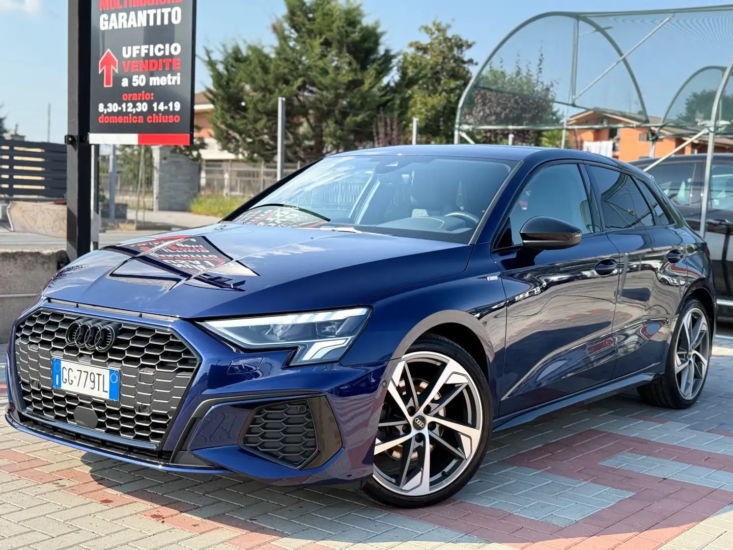 Audi A3 SPB 40 TDI quattro S tronic S line edition Blu/Azzurro - 2