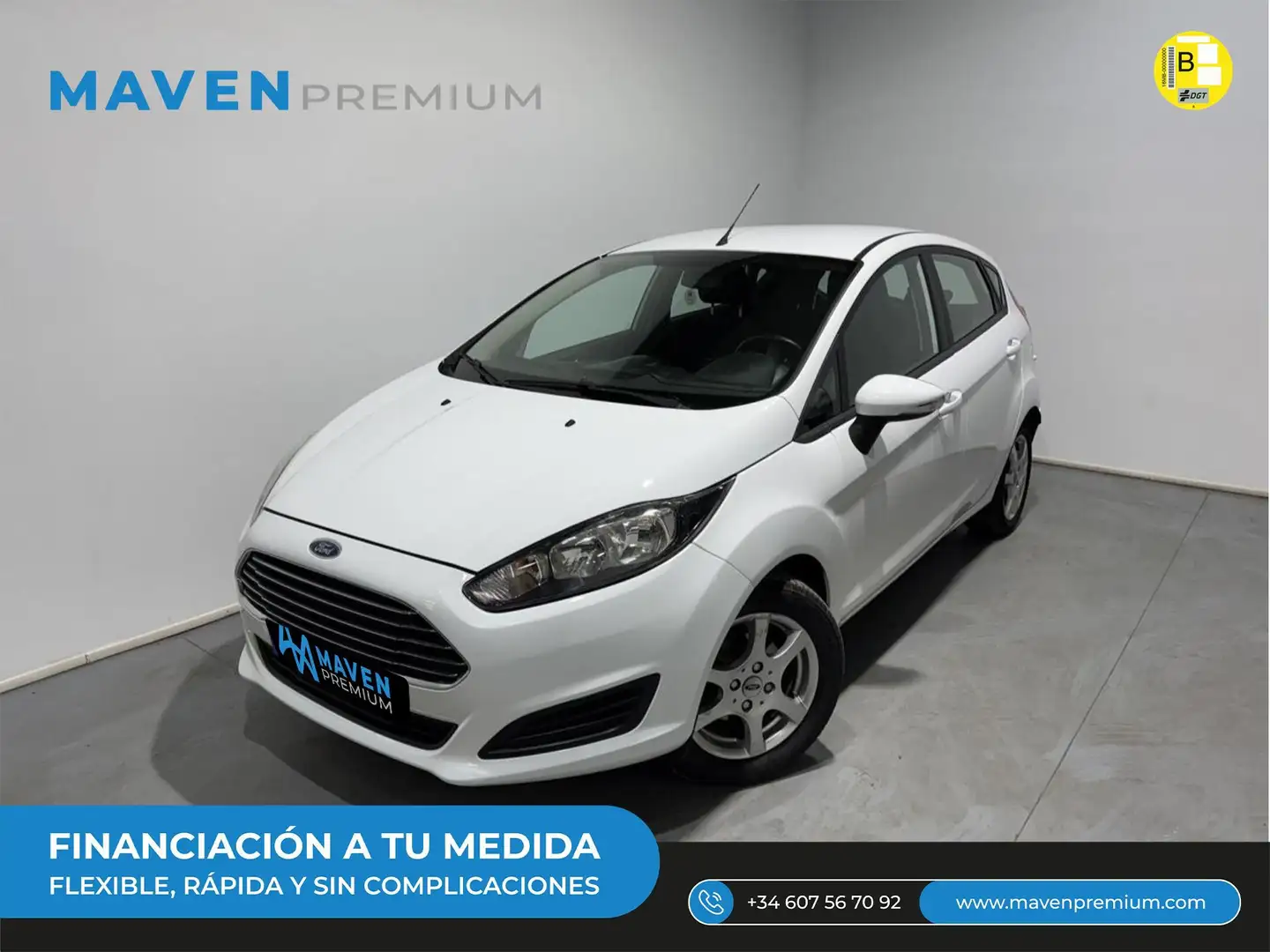 Ford Fiesta 1.5 TDCi Trend Blanc - 1