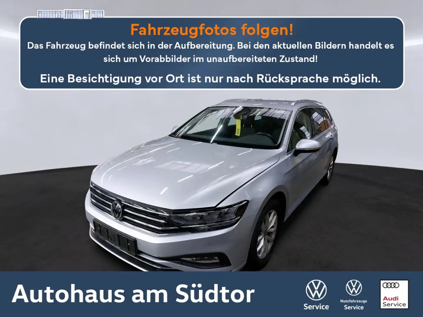 Volkswagen Passat Variant Business 2.0 TDI DSG LED AHK RFK Silber - 1