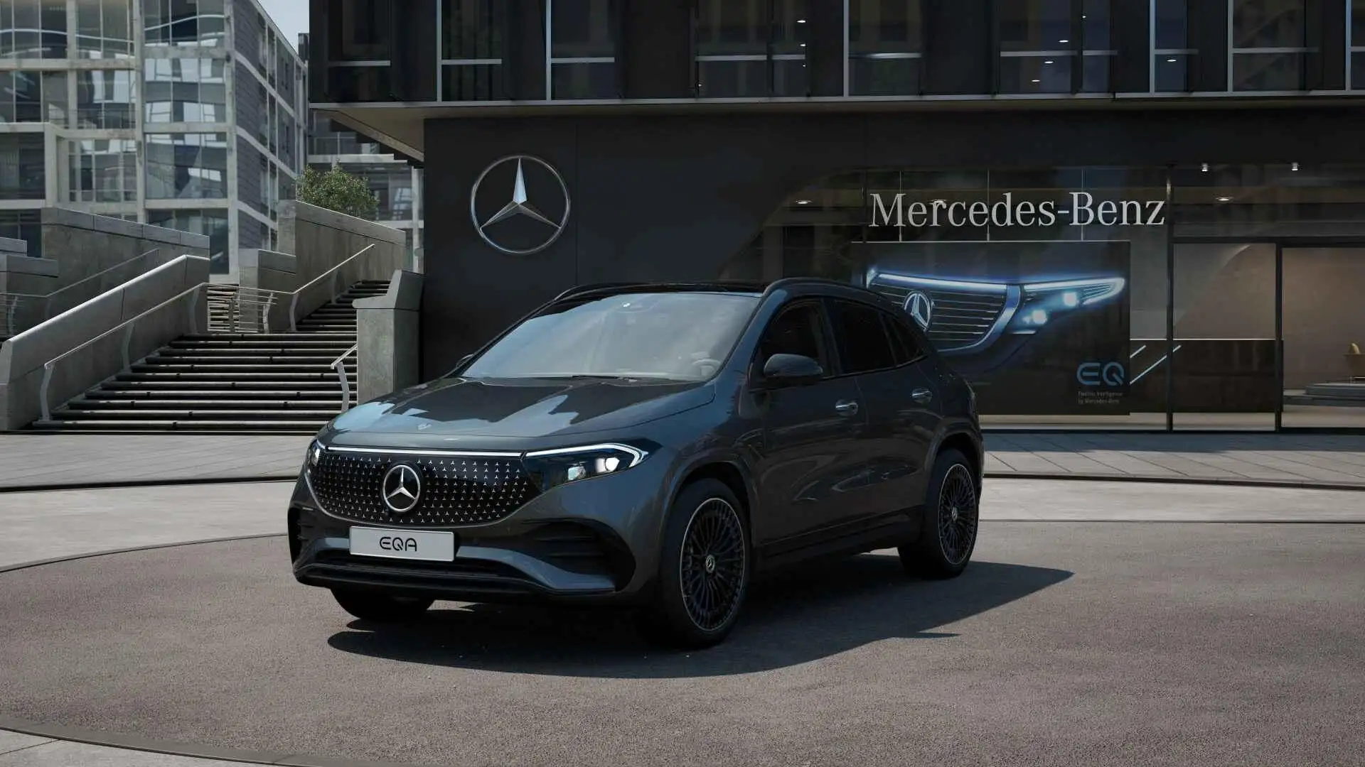 Mercedes-Benz EQA 250 250+ Business Solution AMG | Night Pakket | Trekha Grau - 1