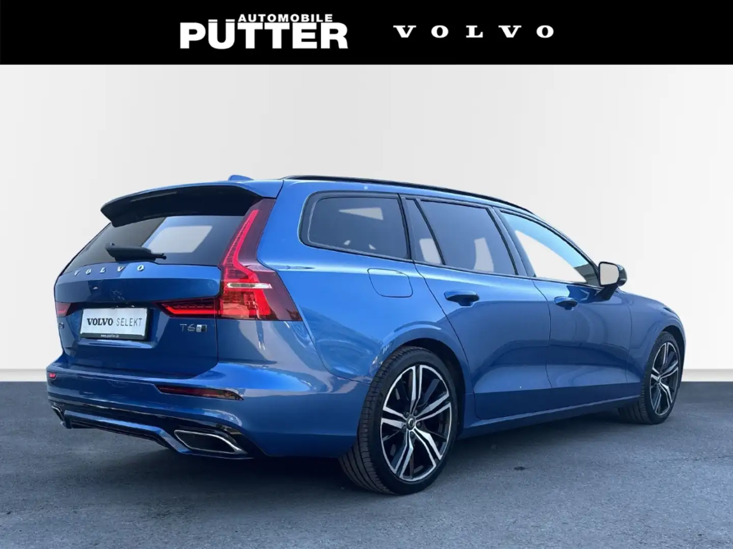 Volvo V60 Recharge T6 AWD R-Design 19'' ACC Panorama LED Beh Bleu - 2