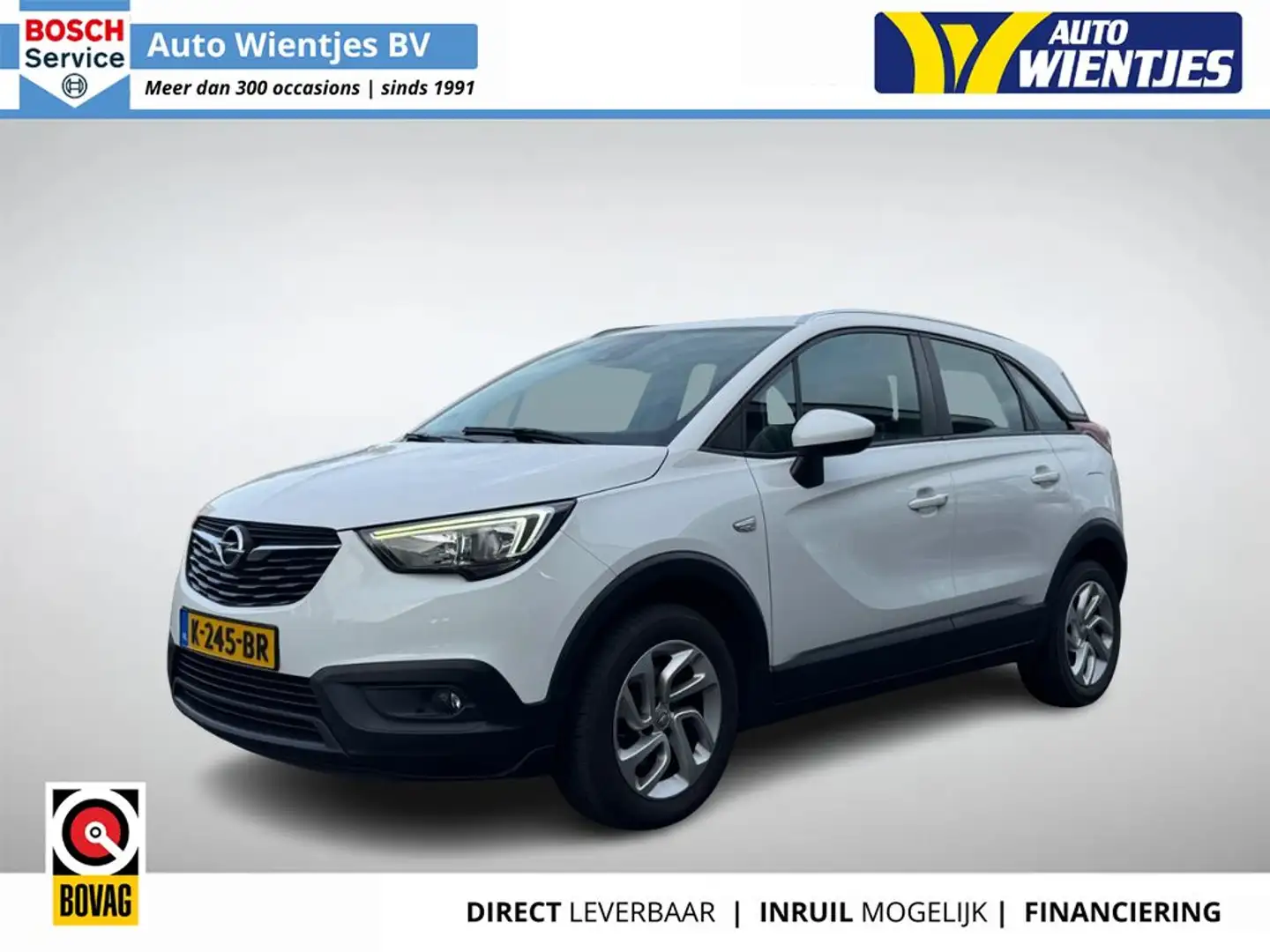 Opel Crossland X 1.2 Turbo | Edition | Airco | Cruise | Carplay Weiß - 1