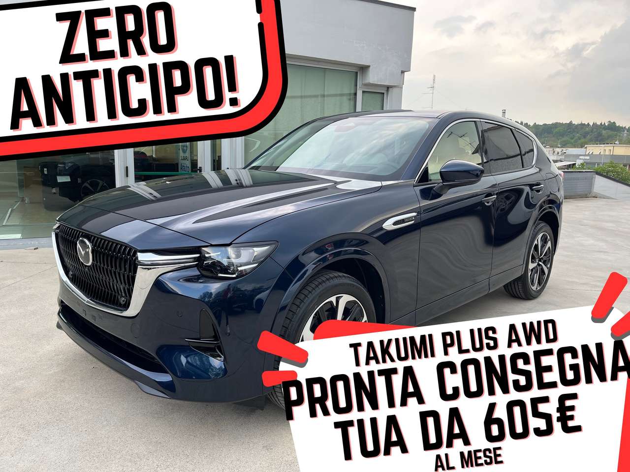 Mazda CX-60 3.3 AWD DIESEL TAKUMI PLUS 0 ACCONTO 605€/MESE