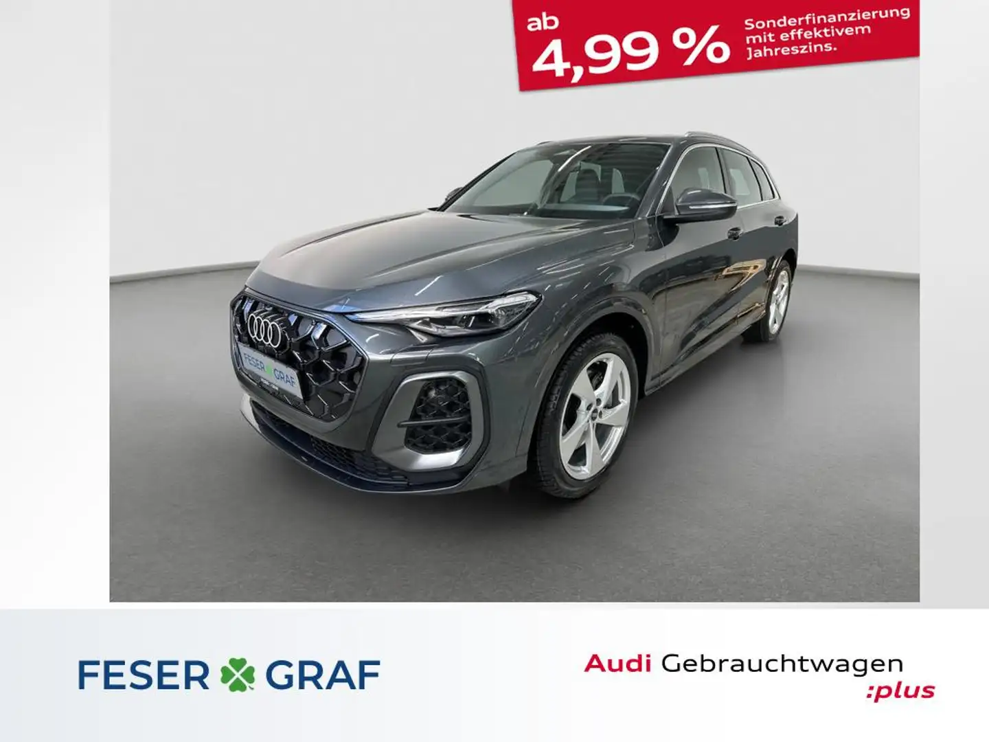 Audi Q5 S Line 40 TDI qu. Air HUD 360° ACC Grau - 1