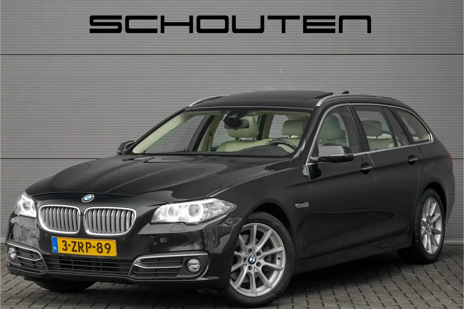 BMW 520 5-serie Touring 520i Modern Line Pano Trekhaak Led Noir - 1