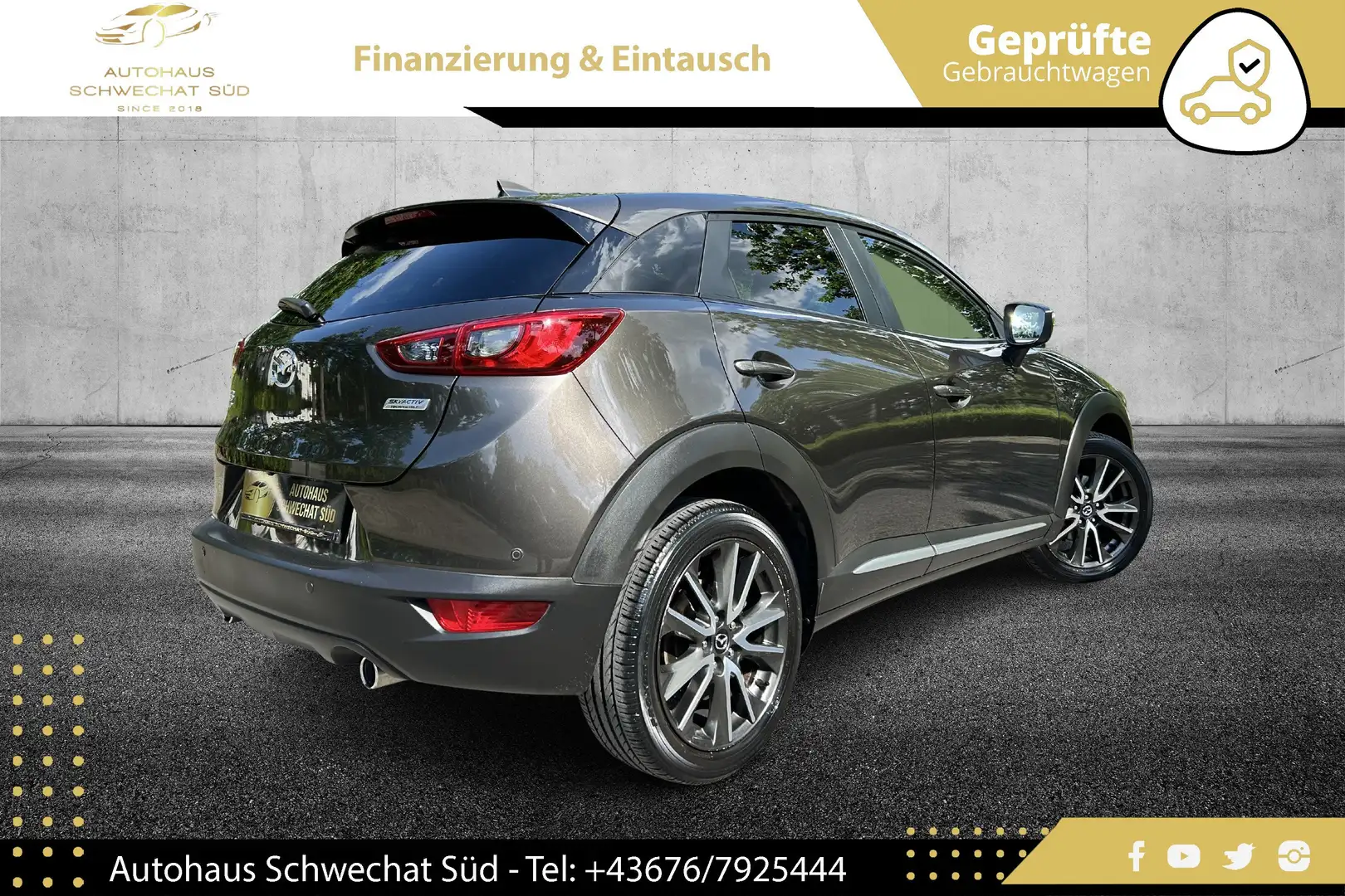 Mazda CX-3 Revolution Top AWD //HEAD-UP//BOSE//R-KAMERA// Grau - 2