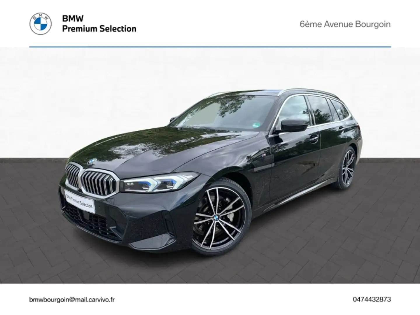 BMW 330 330dA xDrive 286ch M Sport Noir - 1