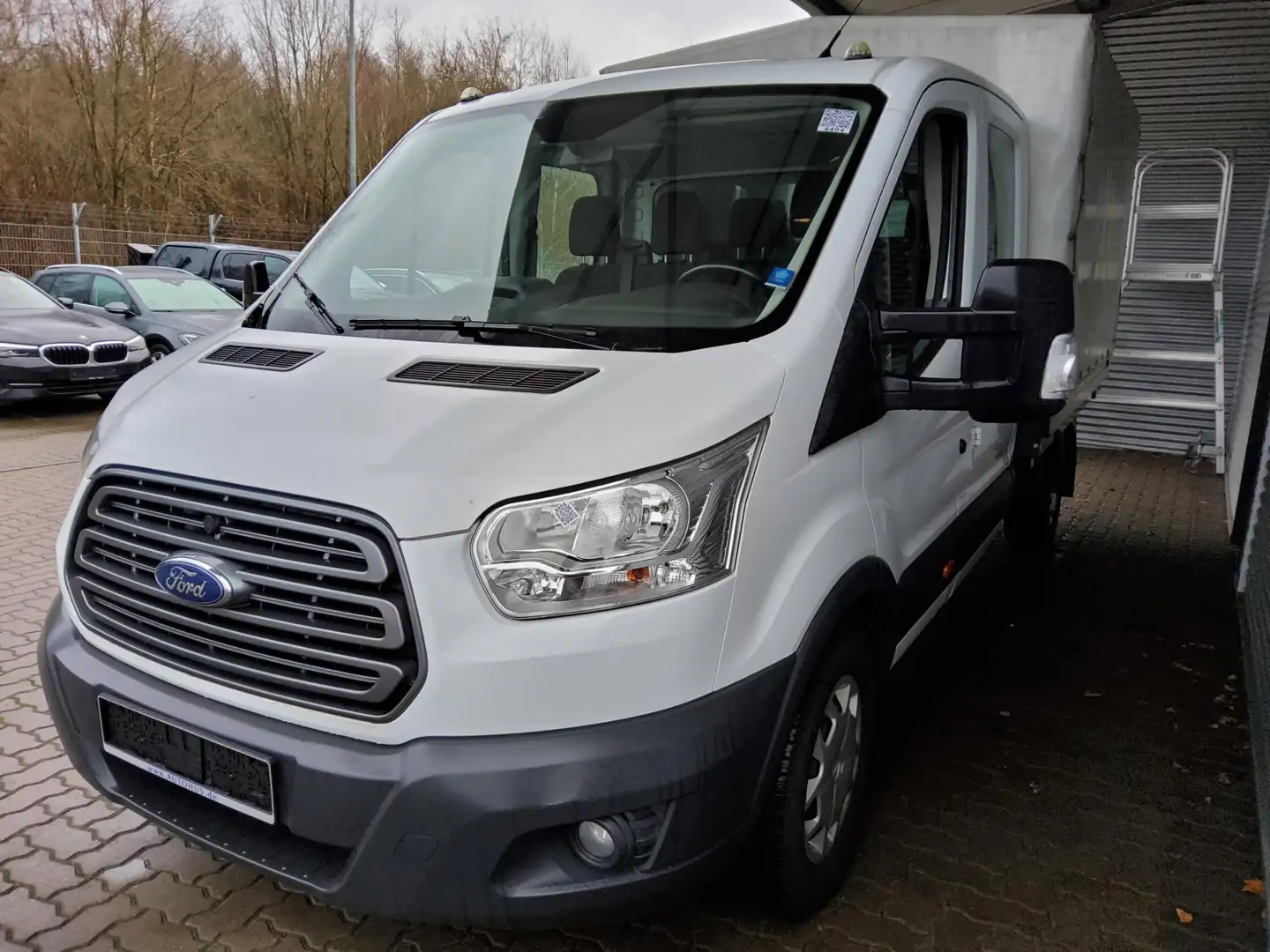 Ford Transit Pritsche 2.0 TDCi 350 L3 Doppelkabine Trend Weiß - 2