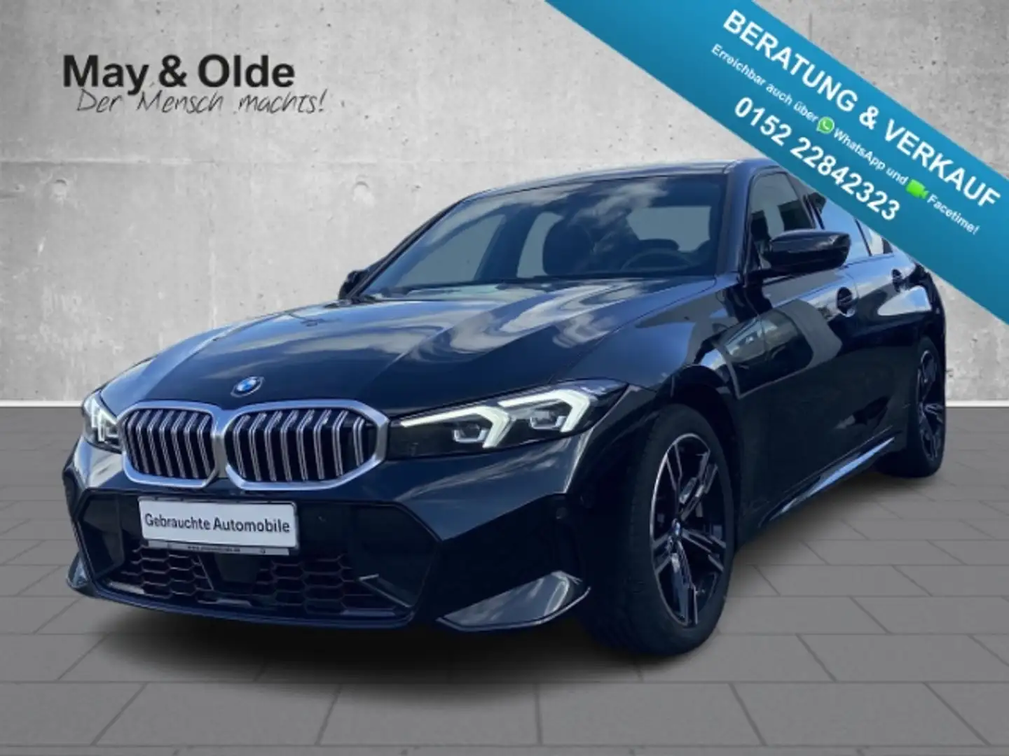 BMW 320 i xDrive Lim M Sport Navi HiFi LED ACC SHZ Schwarz - 1