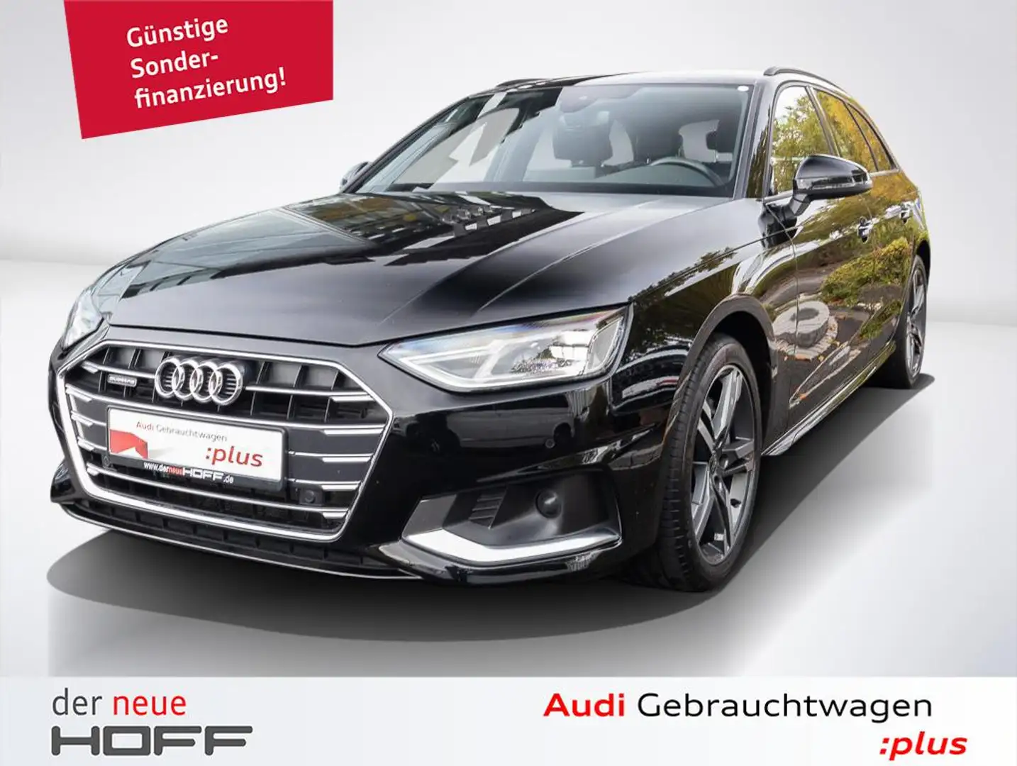 Audi A4 Avant 40 TDI quattro advanced Leder kamera Navi Pl Schwarz - 1